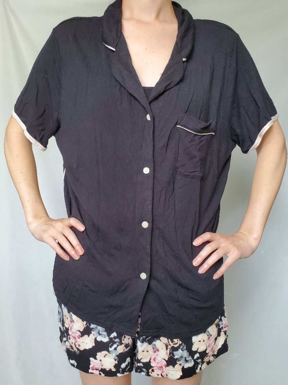 Target Stars Above Black Pajama Set